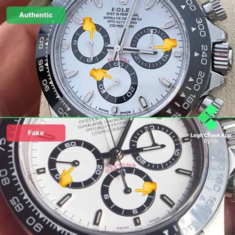 how to tell if a daytona 24 rolex is real|rolex daytona check.